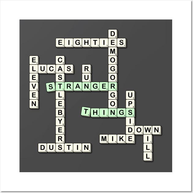 Scrabble Things Wall Art by lallama